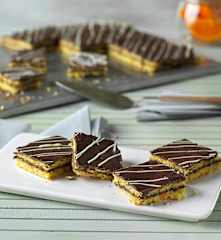 Pastelitos de naranja y chocolate