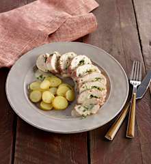 Chicken Roulade with Prosciutto and Cheese