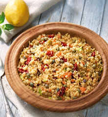 Cous cous veloce con verdure crude