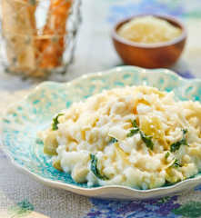 Risotto de alcachofa