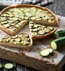 Crostata di zucchine (vegan)