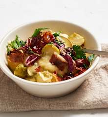 Kartoffel-Rosenkohl-Stampf