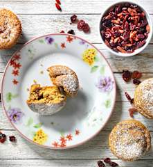 Muffin ai frutti rossi senza uova