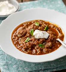 Cumin Lamb and Aubergine Stew