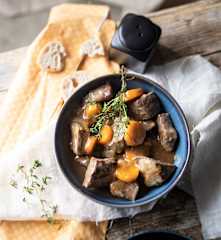 Bœuf carotte en cuisson lente