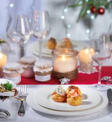 Bignè con tre mousse