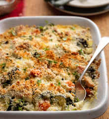 Leftover Turkey and Veg Bake