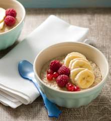 Porridge with Almond Milk and Chia Seeds