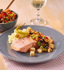 Salmón en piriñaca