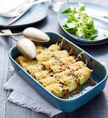 Cannelloni de courgette bolognaise