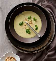 Sopa picante de couve-flor