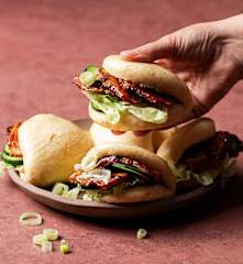 Bao Buns con maiale in salsa BBQ