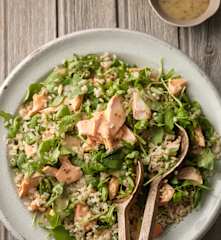 Brown Rice Salad with Trout