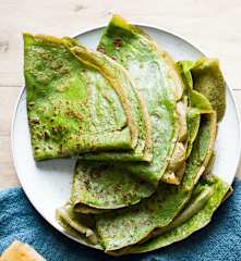 Crêpes aux épinards