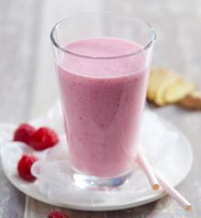 Himbeer-Ingwer-Buttermilch