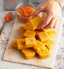 Tofu di lenticchie rosse