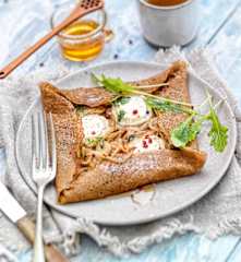 Galette oignon-chèvre