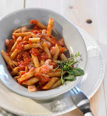 Krabben-Tomaten-Sauce