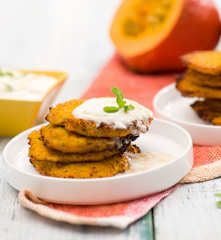 Placki dyniowe z parmezanem