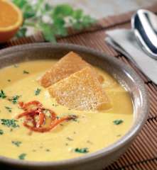 Crema di carote all'arancia