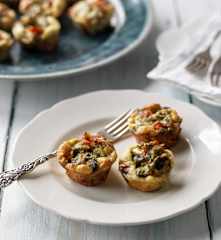 Canapè frittatine di verdura