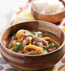 Rindfleisch-Curry mit Tamarinde und Klebreis