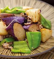 茄子炒土豆