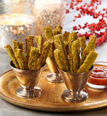 Baked Kale Polenta Fries