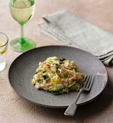 Bacon and Cabbage Risotto