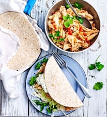 Pulled chicken tortillas (Diabetes)