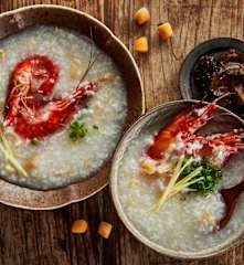 干贝鲜虾粥