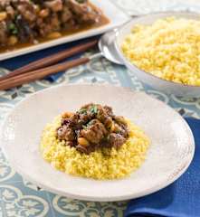 Tayín de cordero especiado con frutos secos