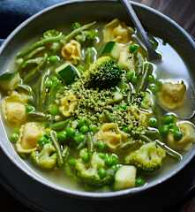 Minestrone mit Tortellini