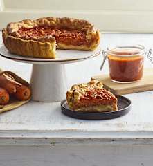 Torta salata con ragù