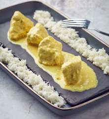 Spezzatino di tacchino al curry a Cottura Lenta