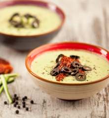 Crema di zucchine e anacardi raw