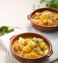 Cazuela de pollo con papas