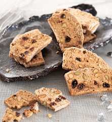 Biscotti de pistachos y arándanos