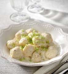Gnocchi di sedano rapa con Castelmagno