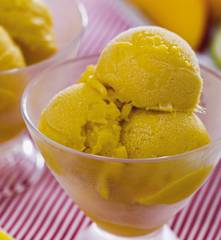 Sorbet de manga e laranja