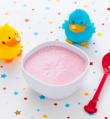 Fromage blanc aux fraises - à partir de 12 mois