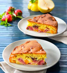 Torta alla macedonia di frutta