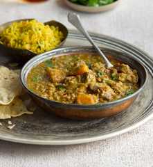 Szybki dhansak z jagnięciny