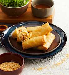 Buffalo Chicken Spring Rolls