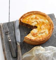 Empadas de vitela e cerveja preta