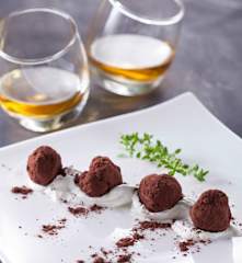 松露巧克力與香草鮮奶泡