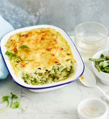 Lasagne aux légumes à la béchamel légère