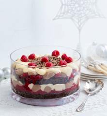 Chocolate brownie trifle