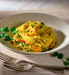 Carbonara vegetariana