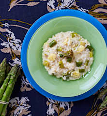 Risotto brie e asparagi
